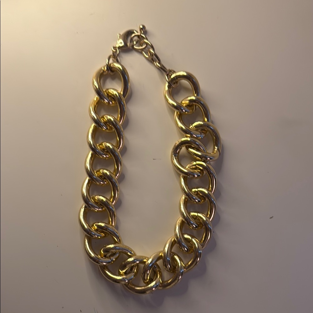 Elegant Thick Gold Chain Necklace